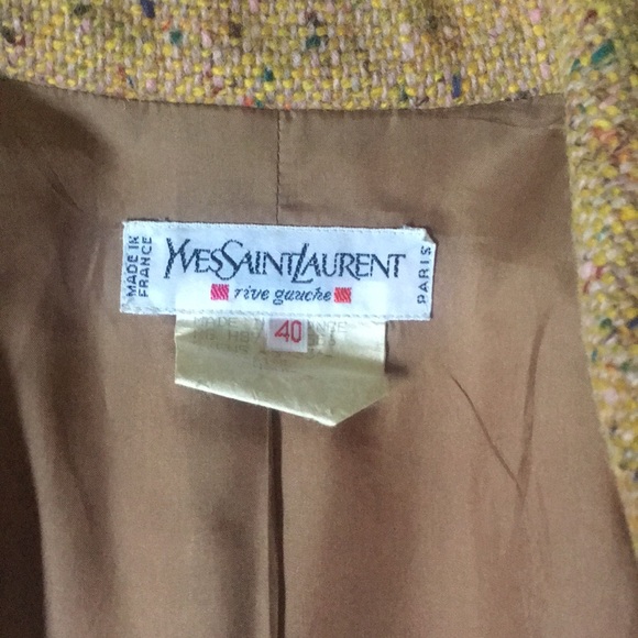 YSL rive gauche wool jacket vintage - Picture 8 of 9